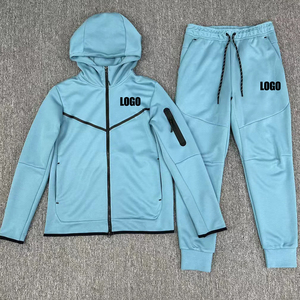 Tùy Chỉnh Mới Đến Theo Dõi Phù Hợp Với Bóng Đá Người Đàn Ông Tracksuits Logo Công Nghệ Lông Cừu Zip Đồng Bằng Chạy Bộ Người Đàn Ông Tracksuit Người Đàn Ông Hoodies 25 Công Nghệ - Product Image 6