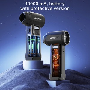 Ventilateur violent 90000 tr/min, souffleur d'air puissant, 9 vitesses réglables, ventilateur turbo portatif sans balais avec éclairage LED - Product Image 4