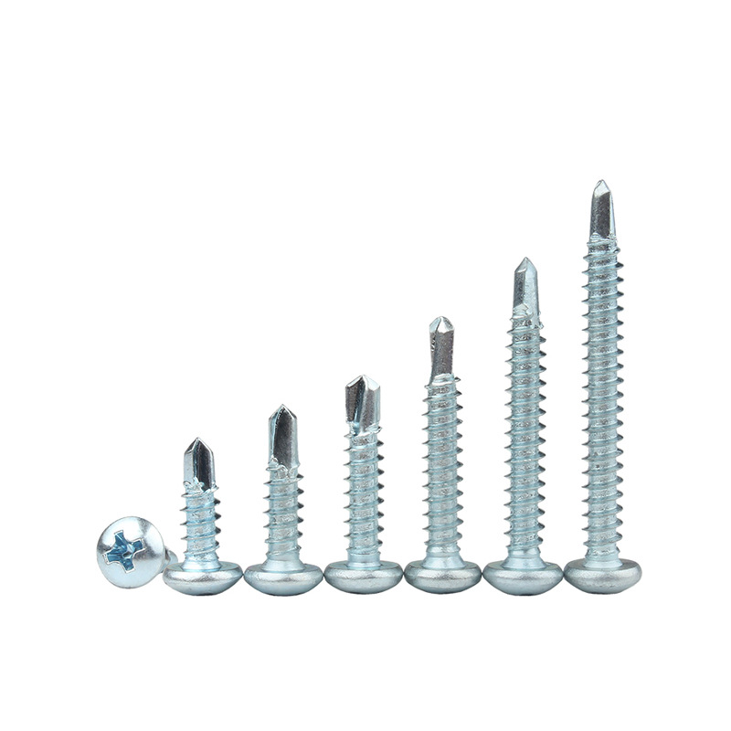 Hardware Tools Carbon Steel Cross Pan Head Drilling Nails Screw