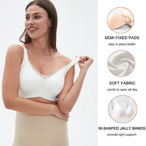 Sujetador Inalámbrico Hygieia Personalizado de Talla Grande con Cobertura Total y Soporte para Mujeres Curvilíneas, Sujetador para Dormir, Bralette Inalámbrico - Product Image 2