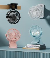 Ventilateur portable multifonctionnel pour poussette, dortoir étudiant, mini-ventilateur de bureau extérieur