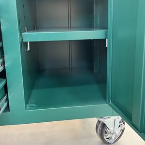 OEM Stahl-Werkzeugschrank mit Autoreparatur-Schubladenwagen Eisen-Werkstatt-Garage Aufbewahrungswerkzeugwagen auf Rädern - Product Image 5