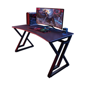 G5 Design moderne Cadre de bureau de jeu en fibre de carbone Ergonomique Hauteur réglable LED Surface MDF Accessoires de jeu pour les configurations Esports - Product Image 1