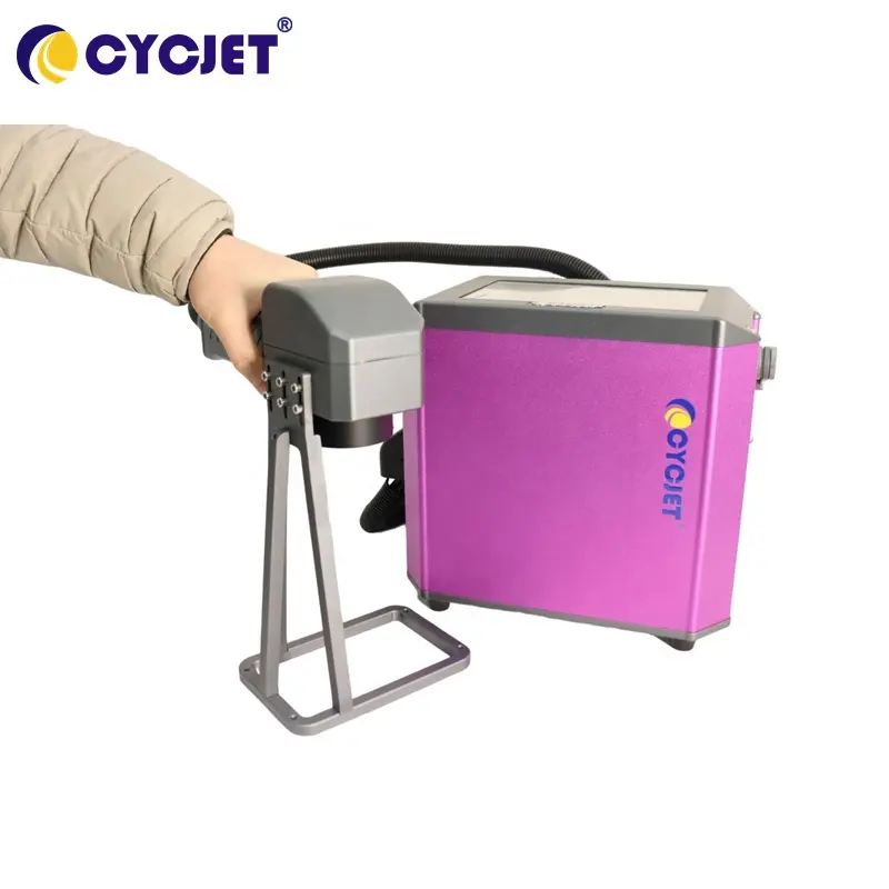CYCJET Handheld 30w Jpt Fiber Laser Source macchina per incidere portatile Mini Raycus Laser Makers per plastica dura