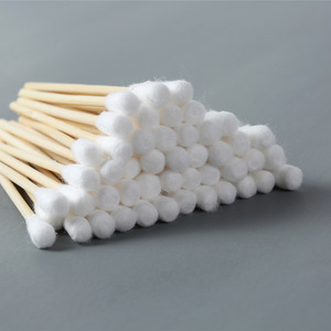 Hisopos de algodón estériles desechables (20 hisopos), bolas de algodón estériles para limpieza de oídos para bebés y niños pequeños, 8 cm, dropshipping - Product Image 1
