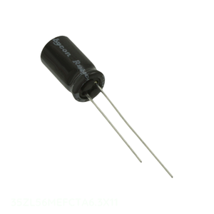 ตัวแทนจำหน่ายอย่างเป็นทางการ คาปาซิเตอร์อะลูมิเนียม 56UF 20% 35V แบบขาเสียบ รุ่น 35ZL56MEFCTA6.3X11 56 ยูเอฟ - Product Image 1