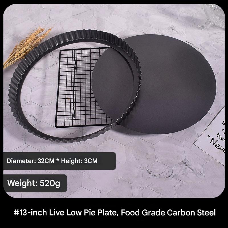 [thickened 32cm] 13inch live bottom pie plate