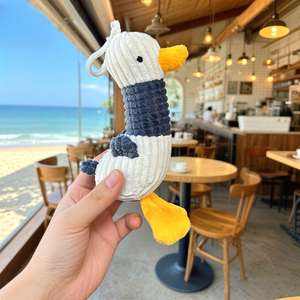 Pendentif décoratif pour sac, porte-clés, figurine de canard en peluche <span class=keywords><strong>mignon</strong></span> et motivant, style célébrité internet, petit cadeau - Product Image 4