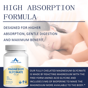 Kustom grosir Magnesium Glycinate kapsul untuk meningkatkan konsentrasi & mendukung sistem saraf disesuaikan label - Product Image 5