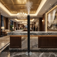 Diffuseur d'arômes liquides double rechargeable de qualité commerciale, type C, contrôlé par application, grand volume de 100 ml, en alliage d'aluminium, pour usage hôtelier