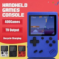 Console de jeux vidéo mini à prix d'usine, 400 jeux intégrés, lecteur portable, batterie 1200 mAh, écran couleur tactile, sans jeux rétro