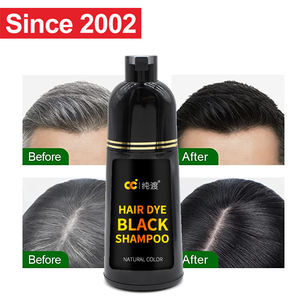 Fábrica profesional Muestra gratis Tintes de cristal semipermanentes Champú para cabello negro Tinte para el cabello Peine - Product Image 2