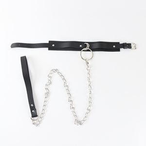 Donne Sexy O-Ring ciondolo in metallo girocollo schiava colletto in pelle catena Bdsm Bondage Fetish collana per adulti Sex Toy Goth <span class=keywords><strong>accessori</strong></span> - Product Image 5