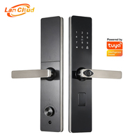 Cerradura Inteligente Digital TTlock con Control Remoto WiFi, Seguridad para el Hogar, Antirrobo, Huella Dactilar, Compatible con Tuya