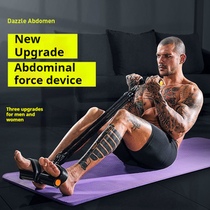 Set di Corde Elastiche Multifunzione <span class=keywords><strong>con</strong></span> Pedale di Resistenza Regolabile 50-100 libbre, per <span class=keywords><strong>Esercizi</strong></span> Addominali a Casa - Product Image 4