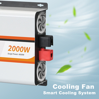 Onduleur numérique de bonne qualité 12v 120v onduleur 2000w onduleur sinusoïdal pur
