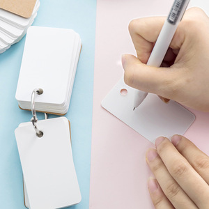 Giấy Kraft Binder Ring Dễ Dàng Lật THẺ Flash Nghiên Cứu Memo <span class=keywords><strong>Index</strong></span> Thẻ Chứng Khoán/Tùy Chỉnh - Product Image 4