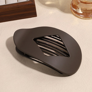 Pince à cheveux bec de canard à forte adhérence, en plastique PC, simple, ovale et plate, accessoire capillaire très vendu - Product Image 4