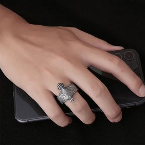 Flying Bird <b>Ring</b> Men's Fashion <b>Titanium</b> Steel Animal Zodiac Jewelry SA1088 - Product Image 5