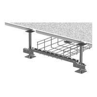 Personnalisé OEM électro-zinc perforé anti-statique treillis métallique panier chemins de câbles pour diverses applications industrielles
