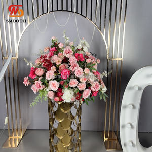 Flores y Plantas Decorativas SMOOTH, Centros de Mesa para Bodas y Eventos, Bola de Flores Rosadas Artificiales, Suministros de Decoración para Bodas - Product Image 3