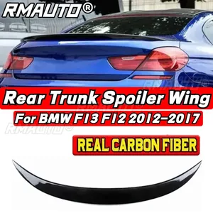 สปอยเลอร์หลังคาร์บอนไฟเบอร์แท้ สำหรับ BMW F13 2 ประตู คูเป้ ปี 2012-2017 ชุดแต่งตัวถังรถยนต์ BMW F13 สปอยเลอร์ฝากระโปรงท้ายรถยนต์ อุปกรณ์ตกแต่งรถยนต์ - Product Image 1