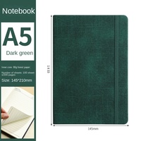 Haute qualité LOGO personnalisable A5 PU cuir cahier bande élastique couverture rigide Agenda fournisseur de cadeaux