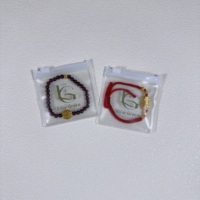 Sac à bijoux transparent à fermeture éclair en PVC personnalisé avec propre logo petit emballage en plastique pour colliers et bijoux