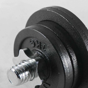 VIGFIT - Juego de Mancuernas Ajustables de 15-30 kg con Acabado en Barniz Negro para Entrenamiento de Fuerza y Fitness - Product Image 5