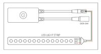 Pour le gradateur de télécommande série SP646E certifié UL & CE avec sortie de bande lumineuse à effet dynamique Musique et plus