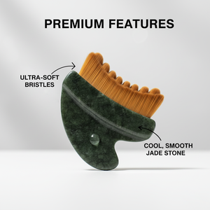 <span class=keywords><strong>Brosse</strong></span> faciale manuelle de drainage lymphatique en jade, hypoallergénique, ergonomique, pour le nettoyage et le modelage du <span class=keywords><strong>visage</strong></span> - Product Image 6