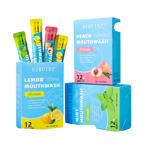 Kit de Soins Dentaires Portable avec Blanchisseur de Dents et Bain de Bouche à la Vitamine E pour Articles de Toilette d'Hôtel ou Blanchiment des Dents à Domicile - Product Image 3