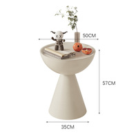 Petite table basse de salon bon marché Table basse blanche moderne canapé-lit Design simple Table d'appoint pour le thé central pour la chambre