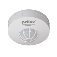 PDLUX PD-PIR102(101)-Z 220v Nouveau design Détecteur de mouvement à infrarouge Interrupteur à capteur infrarouge activé par télécommande LED Lumière infrarouge