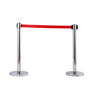 Metalen Basis Stanchion Post Intrekbare Riem Stanchion