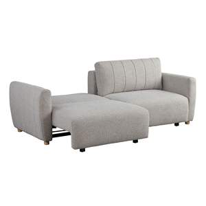 Canapé convertible <span class=keywords><strong>2</strong></span> <span class=keywords><strong>places</strong></span> Queen Size Wall-Hugging Dreamglide Mechanism Dreamcoil Comfort Boucle Fabric Couch Bed - Product Image 2