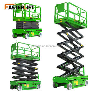 Faster Lift FL 6-16m Electric Hydraulic Scissor Lift Kapasitas 130KG Tinggi Maksimum 20m Penggunaan Dalam & Luar Ruangan - Product Image 3