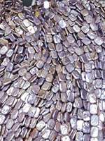 Perles carrées violettes en vrac, semi-finies pour la fabrication de bijoux DIY