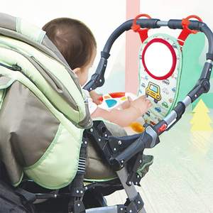 <span class=keywords><strong>Jeu</strong></span> de conduite pour apprendre à tourner et à conduire, volant Wonder-wheel, jouet pour siège auto bébé - Product Image 3