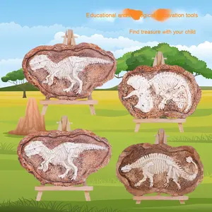 Pequeños materiales experimentales arqueológicos DIY para estudiantes de escuela <span class=keywords><strong>primaria</strong></span>, caja ciega para niños, material didáctico de excavación, dinosaurio - Product Image 3