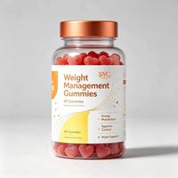 Gummies de gestion du poids SYC OEM à base de fibres végétales pour adultes - 60 gummies par flacon