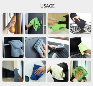 100% ポリエステルPolyamdia 80/20クイックドライクリーニング布洗車マイクロファイバーキッチン冷却タオルToalla Microfibra Microfibre - Product Image 6