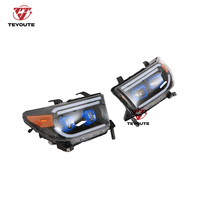TEYOUTE  Ensemble de phares avant LED pour Toyota Tundra 06-13, paire gauche et droite, Plug & Play