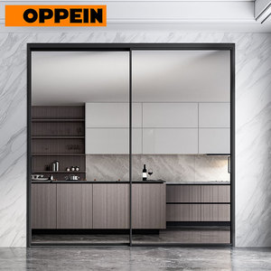 OPPEIN, gran oferta, marco de aluminio, ventana de vidrio, abierta hacia afuera con pantalla - Product Image 4
