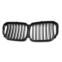 Grille de calandre centrale noire brillante à double lamelles 2019-ABS pour BMW X5/X6 G05