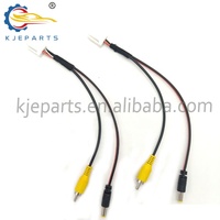 Connecteur mâle à 4 broches Câble d'entrée pour caméra de recul Faisceau de câblage complet pour voiture Toyotas