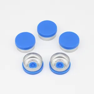 15mm Blue Aluminum Plastic Flip Seal Oral Liquid Vial Caps
