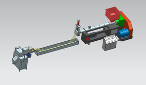 Automatische Heißschmelz-Extrudermaschine Kunststoff-Recyclingmaschine für Abfallplastiktüten PET PP Flaschen Schaumstoff-Schmelzmaschine - Product Image 2