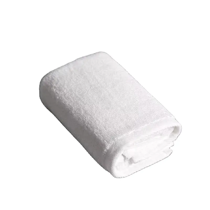 Absorvente para toalhas de alta qualidade do hotel do banho branco luxo 100% algodão toalha de bambu para hotéis amigável rosto toalha bordado