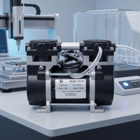 Bestseller Pompe à vide à piston sans huile 220V 130W pour l'extraction d'air dans les processus industriels